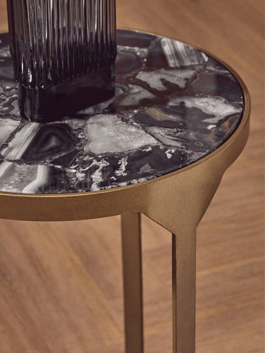 Small Grey Glass Vase | Benka