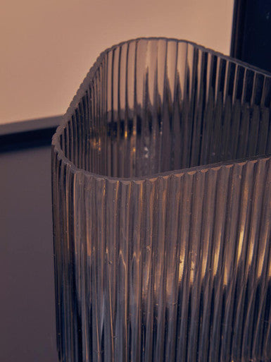 Large Grey Glass Vase | Benka