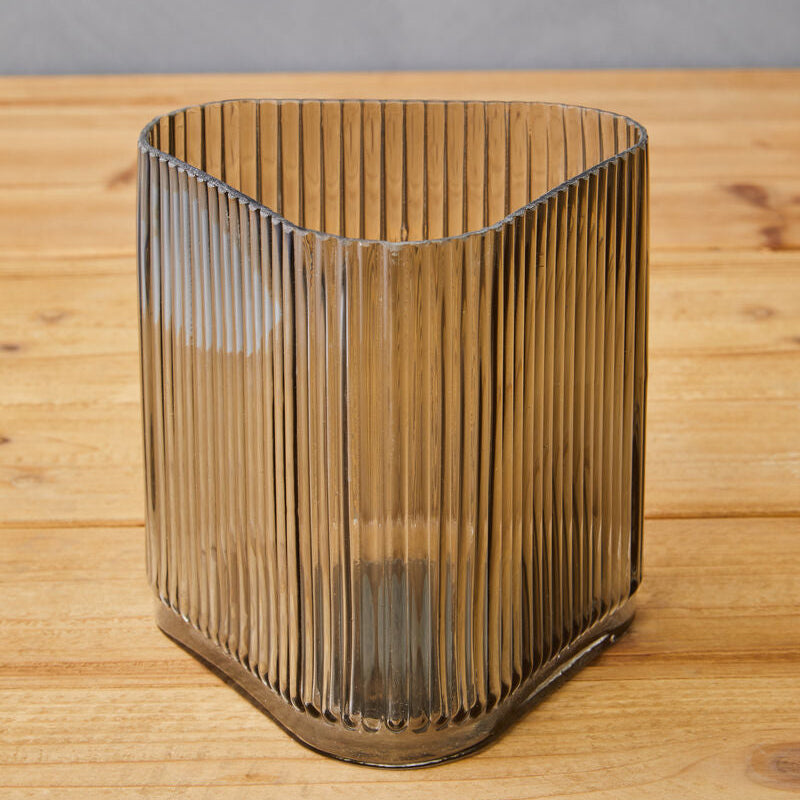 Large Grey Glass Vase | Benka