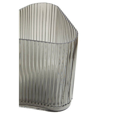Large Grey Glass Vase | Benka