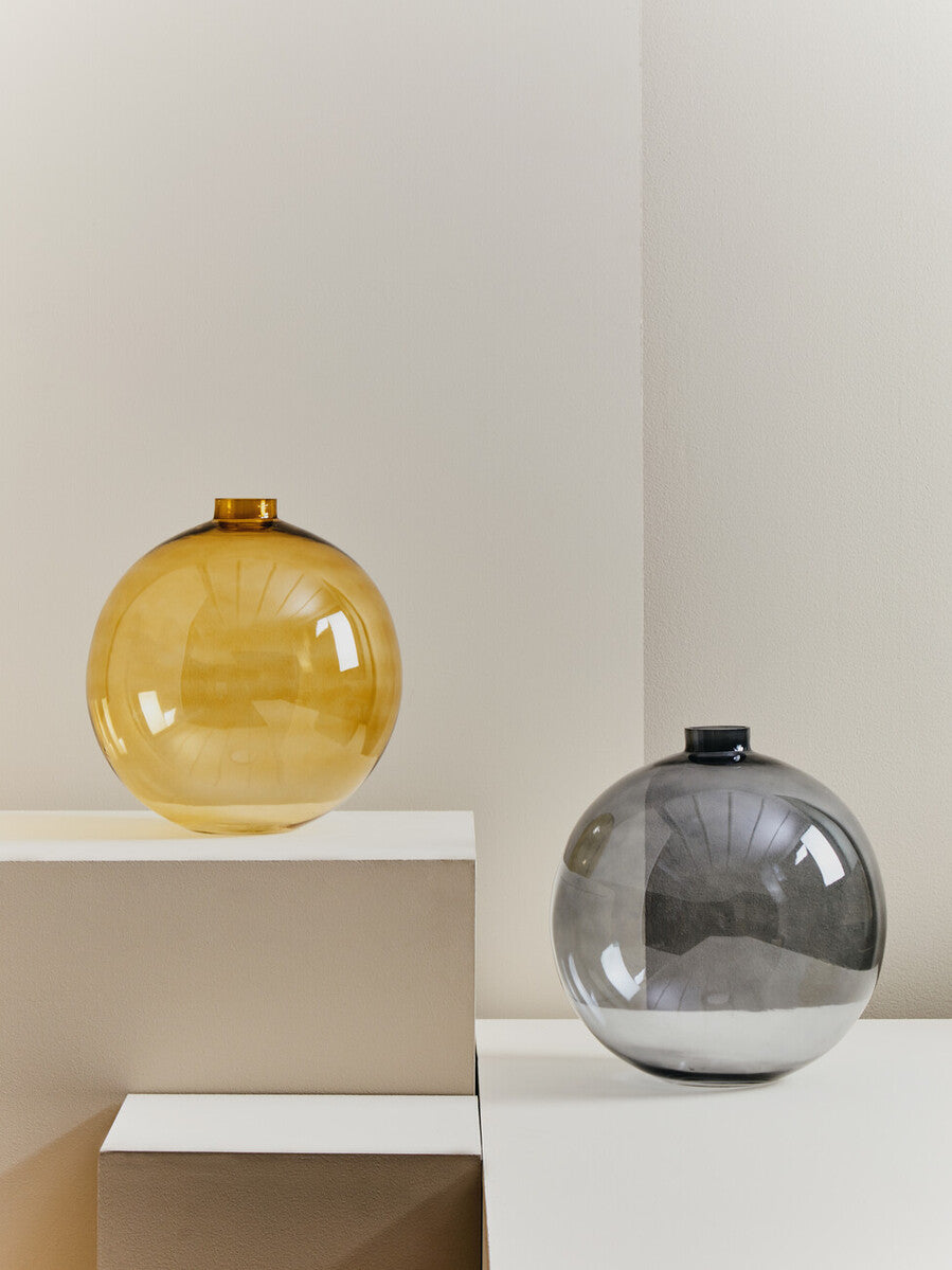 Amber Glass Vase | Bree