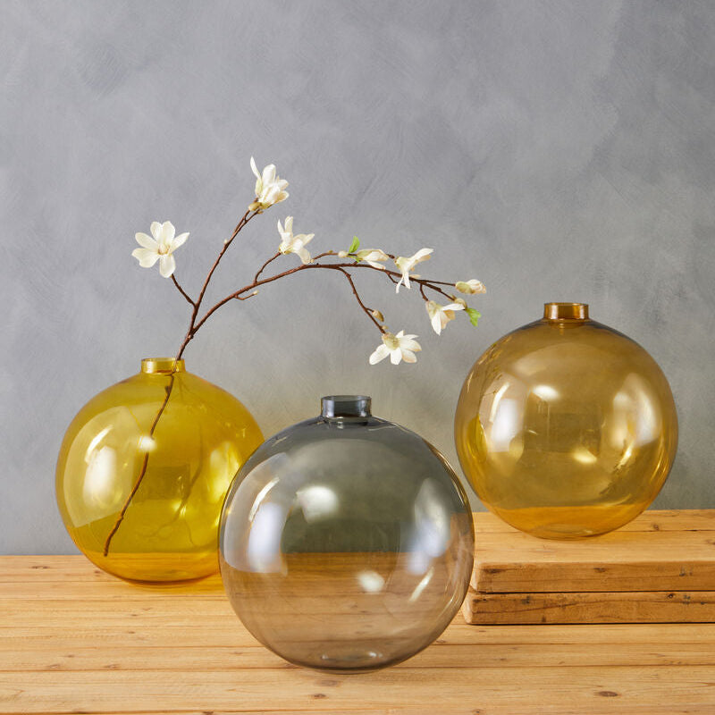 Amber Glass Vase | Bree