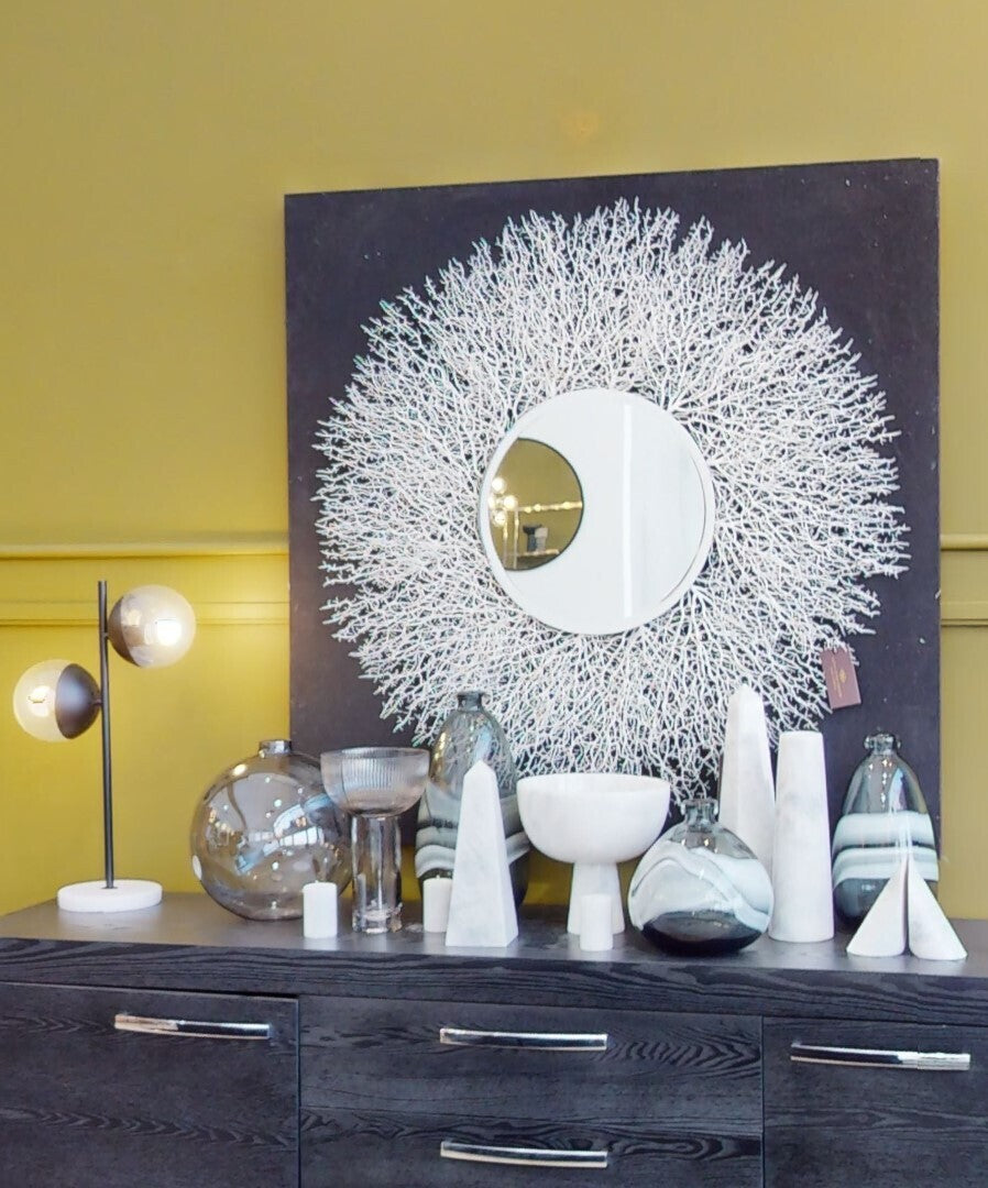 Grey Glass Vase | Bree