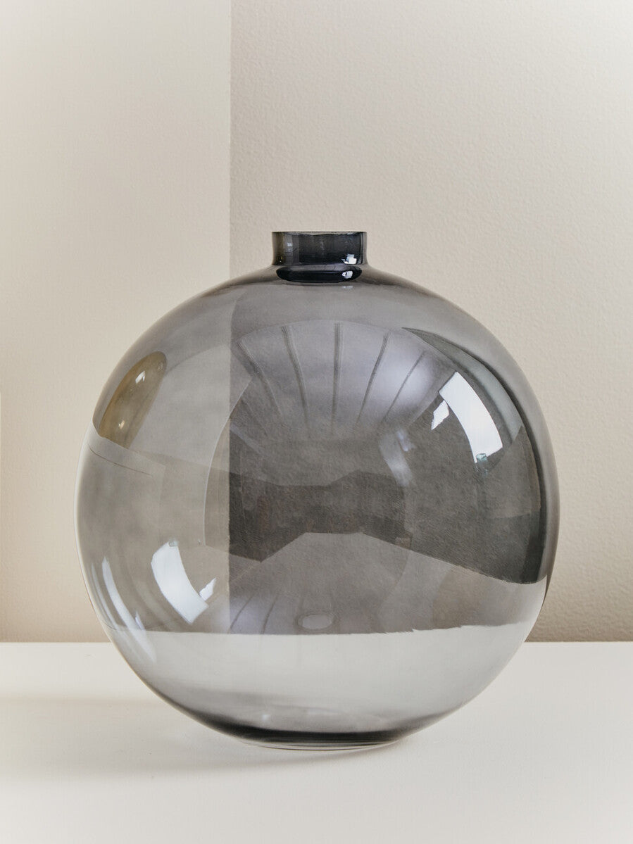 Grey Glass Vase | Bree