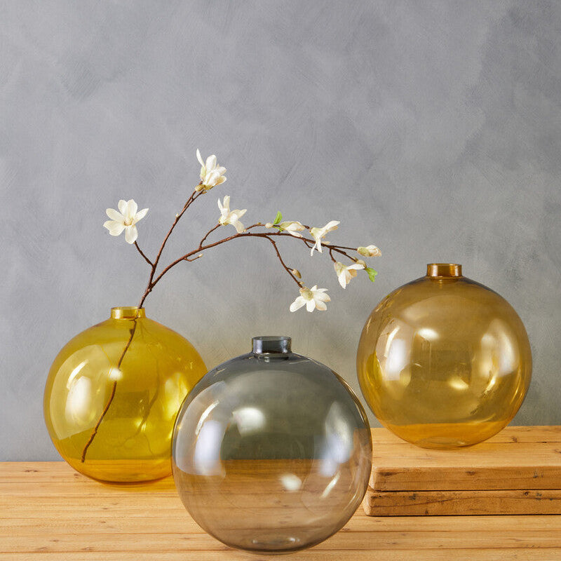 Grey Glass Vase | Bree