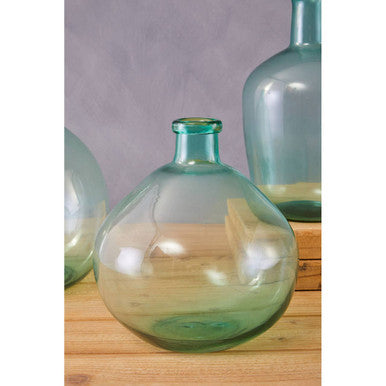 Blue Recycled Glass Vase | Bexley