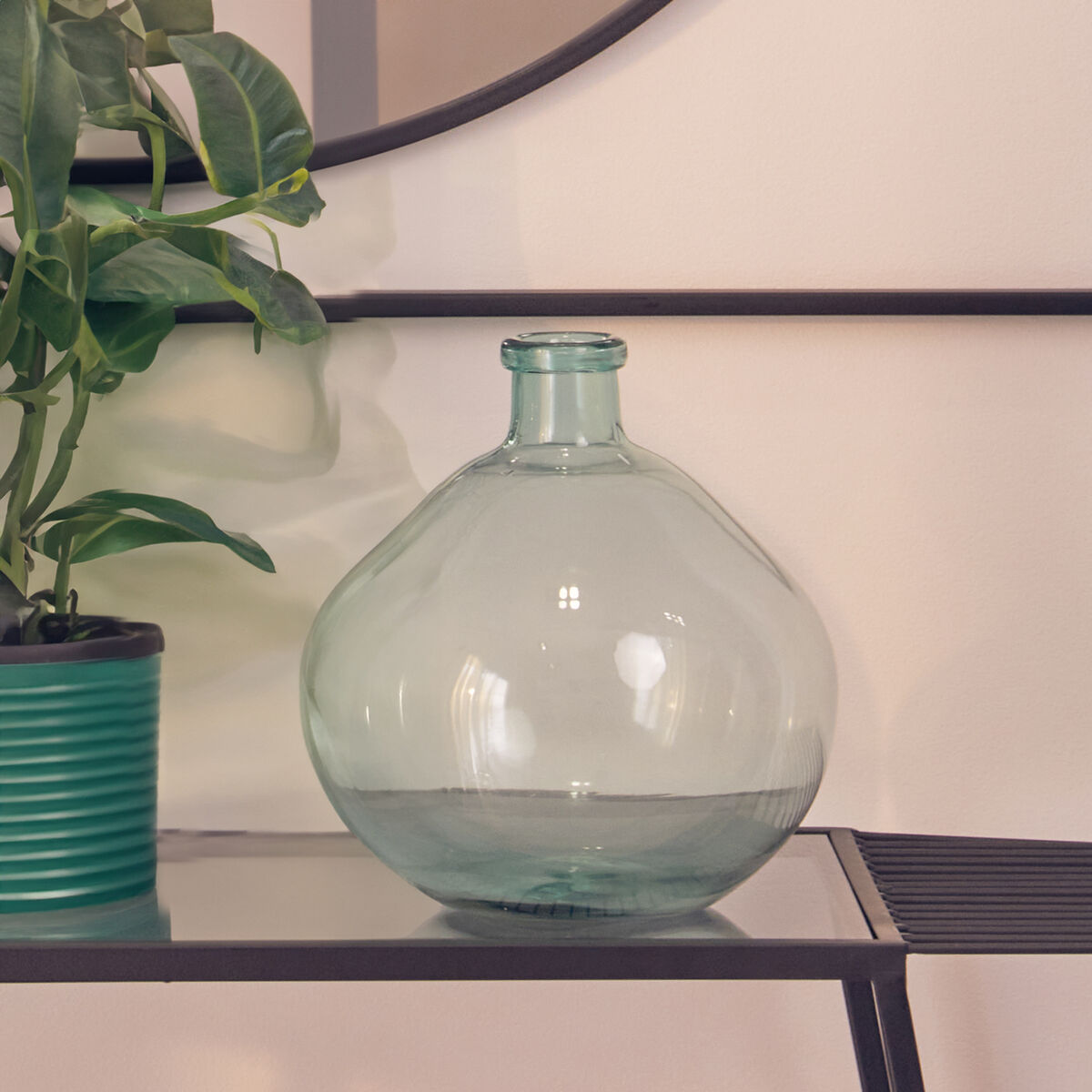 Blue Recycled Glass Vase | Bexley
