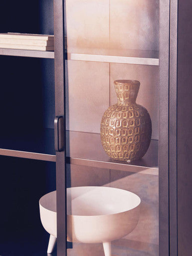 Small Green Textured Ceramic Vase | Yana