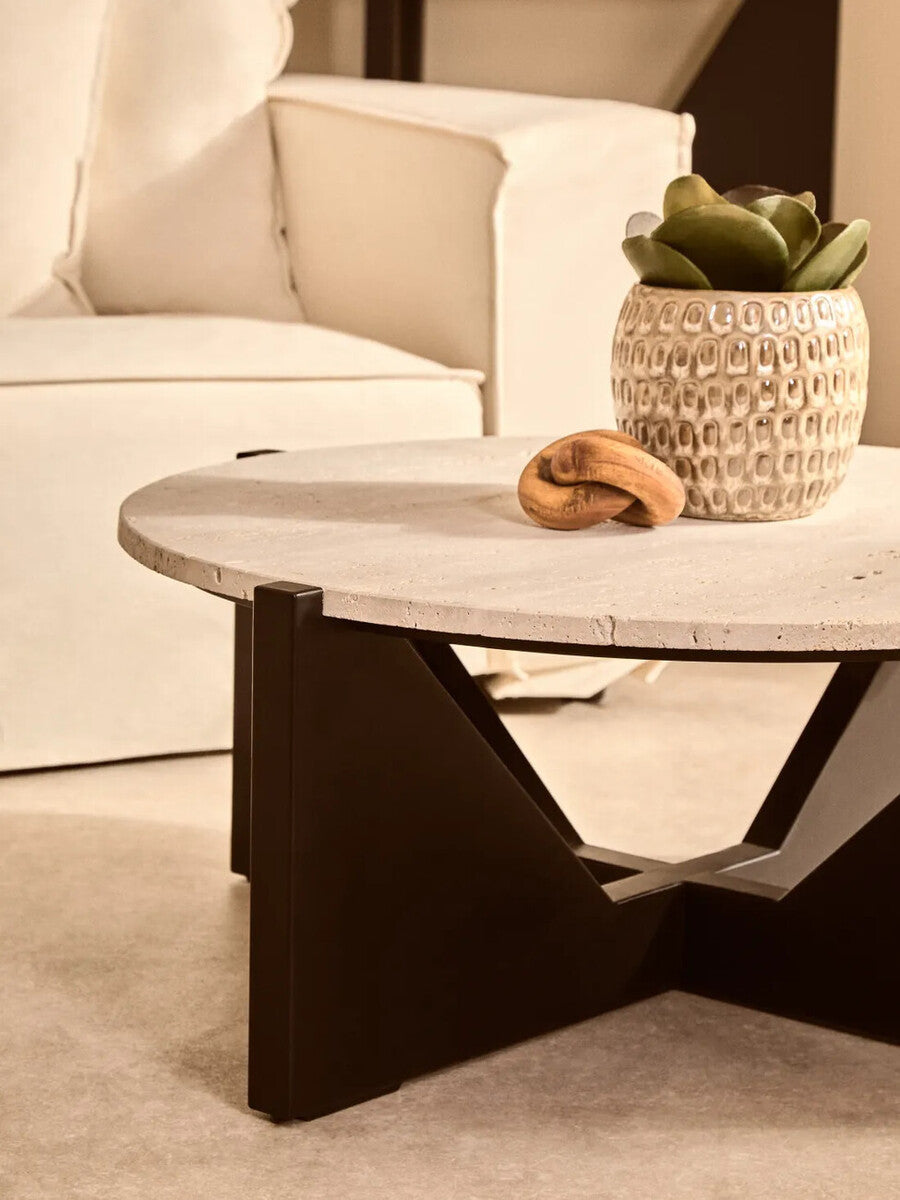 Large Cream Textured Ceramic Planter | Yana