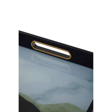 Set of Two Assorted Colour Rectangular Trays | Celina