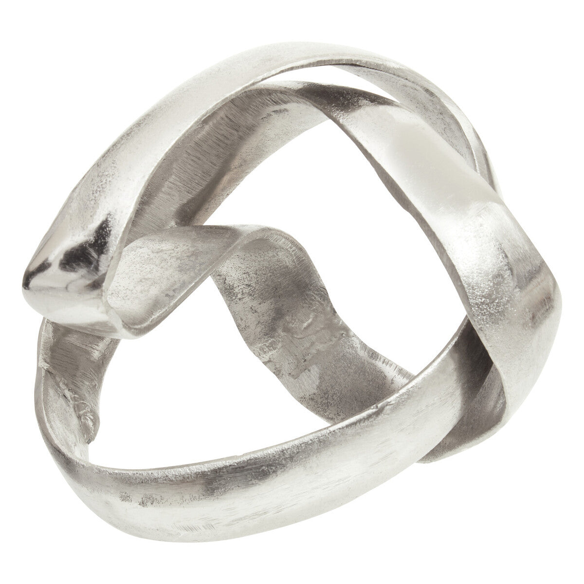 Silver Finish Knot Sculpture | Prato