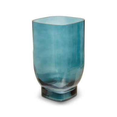 Small Blue Glass Vase | Emer