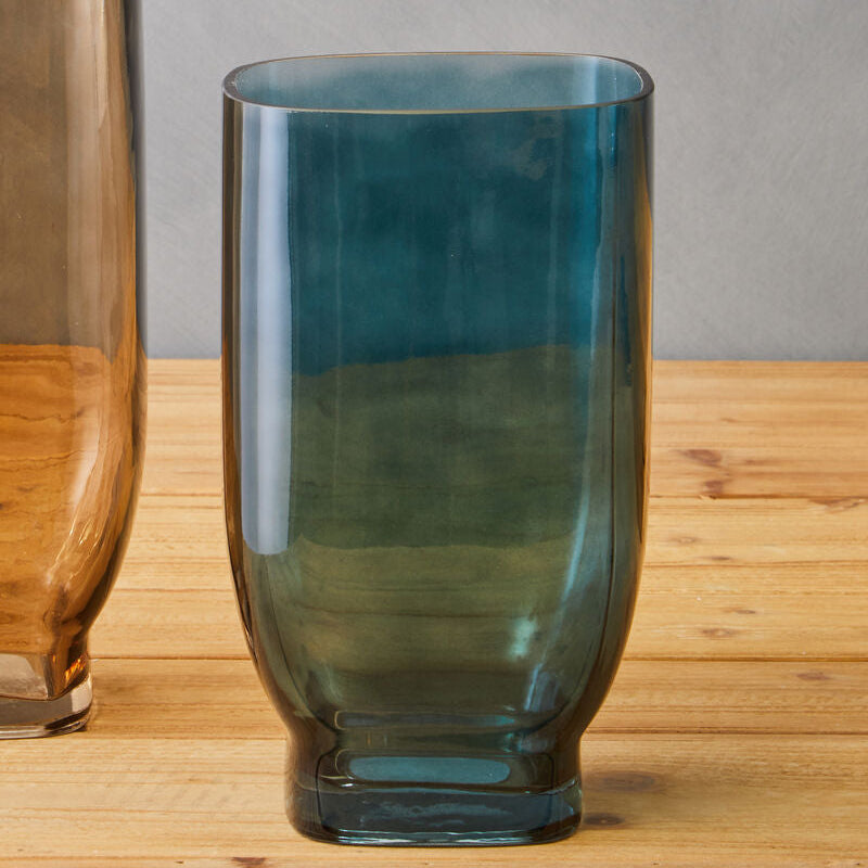 Small Blue Glass Vase | Emer