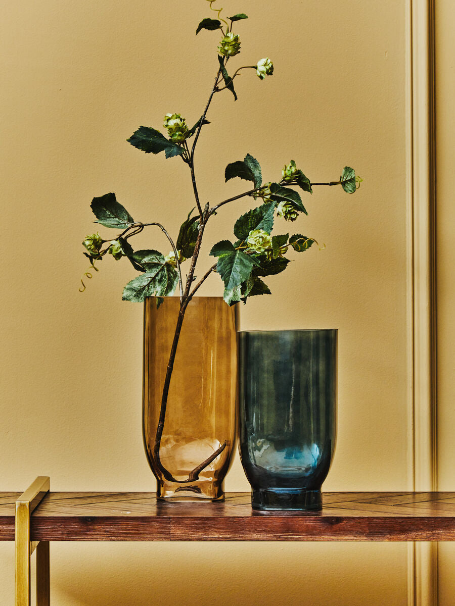 Small Blue Glass Vase | Emer