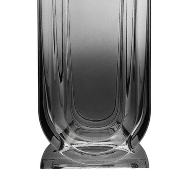 Large Grey Ombre Glass Vase | Edan