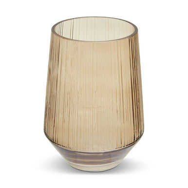 Small Smoked Brown Glass Vase | Esma