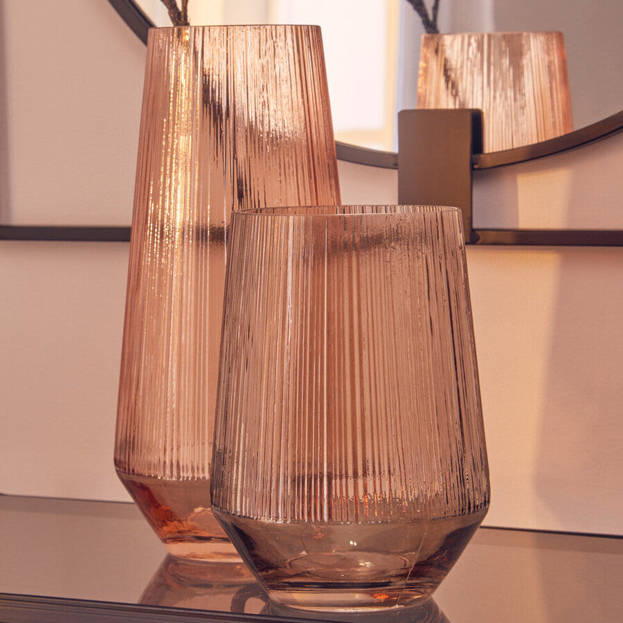 Small Smoked Brown Glass Vase | Esma