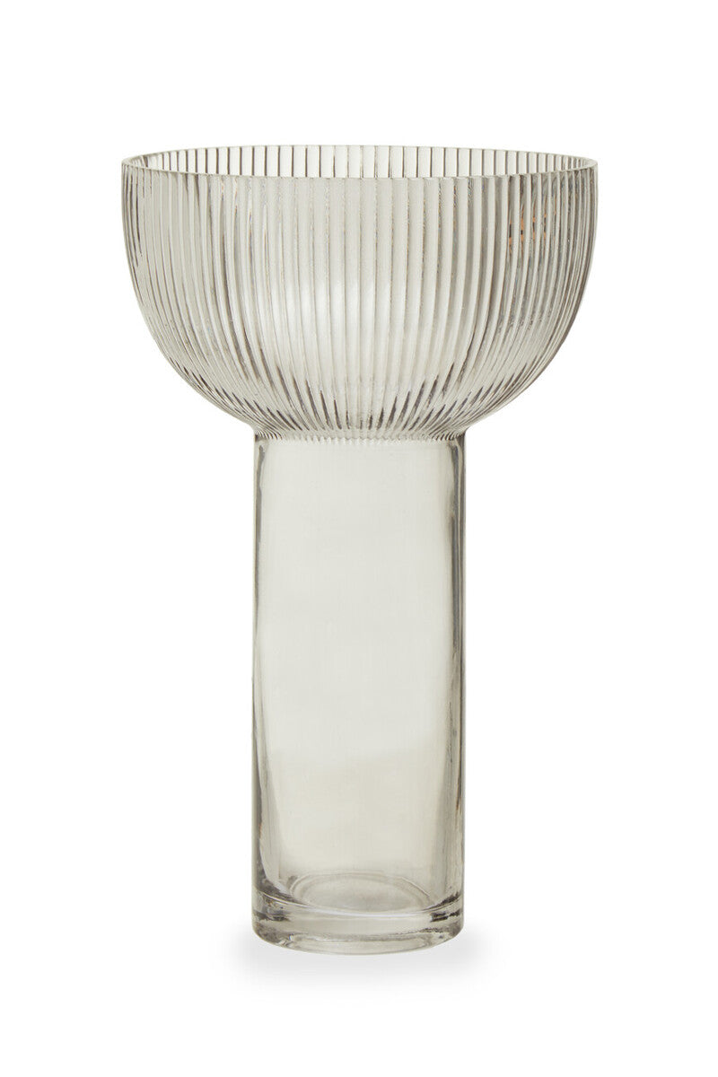 Large Grey Glass Vase | Esma