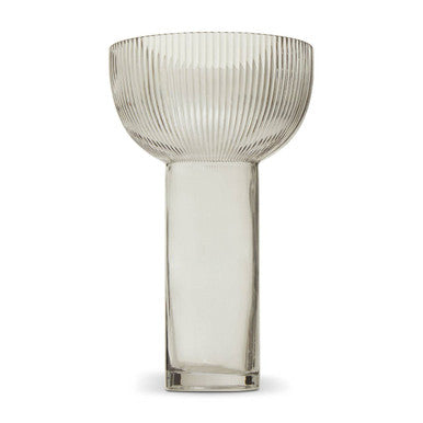 Large Grey Glass Vase | Esma