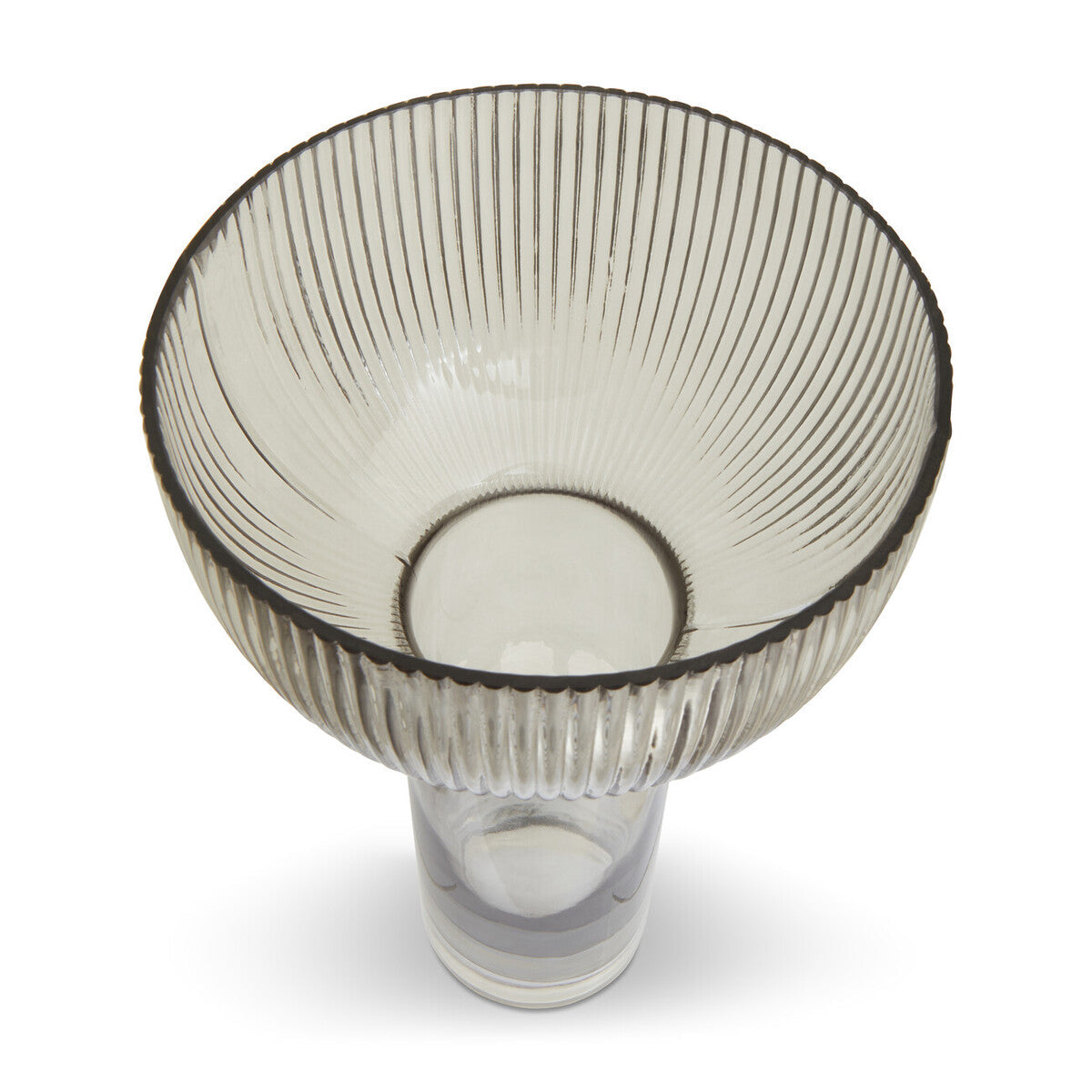 Large Grey Glass Vase | Esma