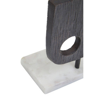 Large Assorted Colour Metal Sculpture on Marble Base | Simbolo
