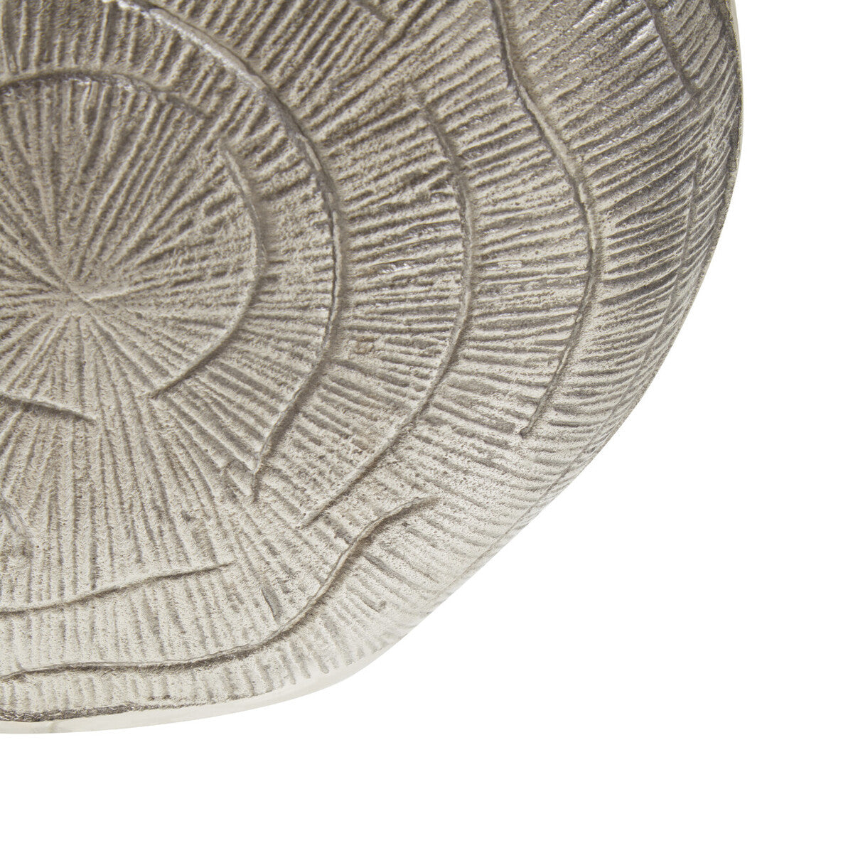 Small Oak Effect Silver Finish Vase | Silva