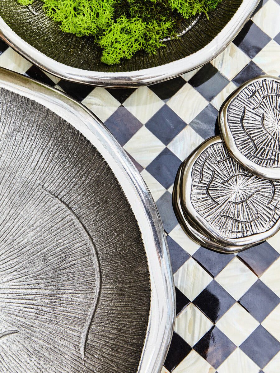 Small Oak Effect Silver Bowl | Silva