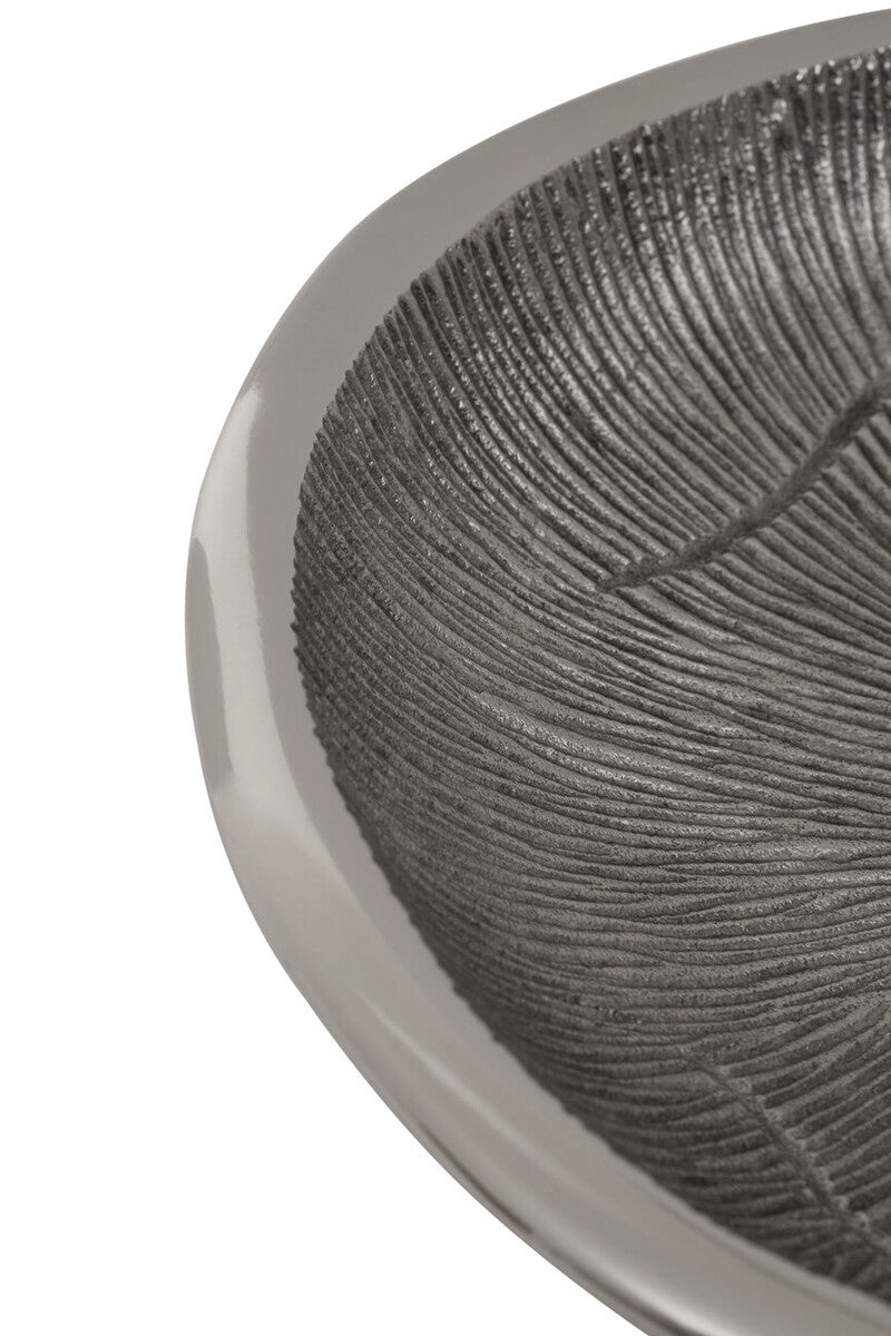 Small Oak Effect Silver Bowl | Silva
