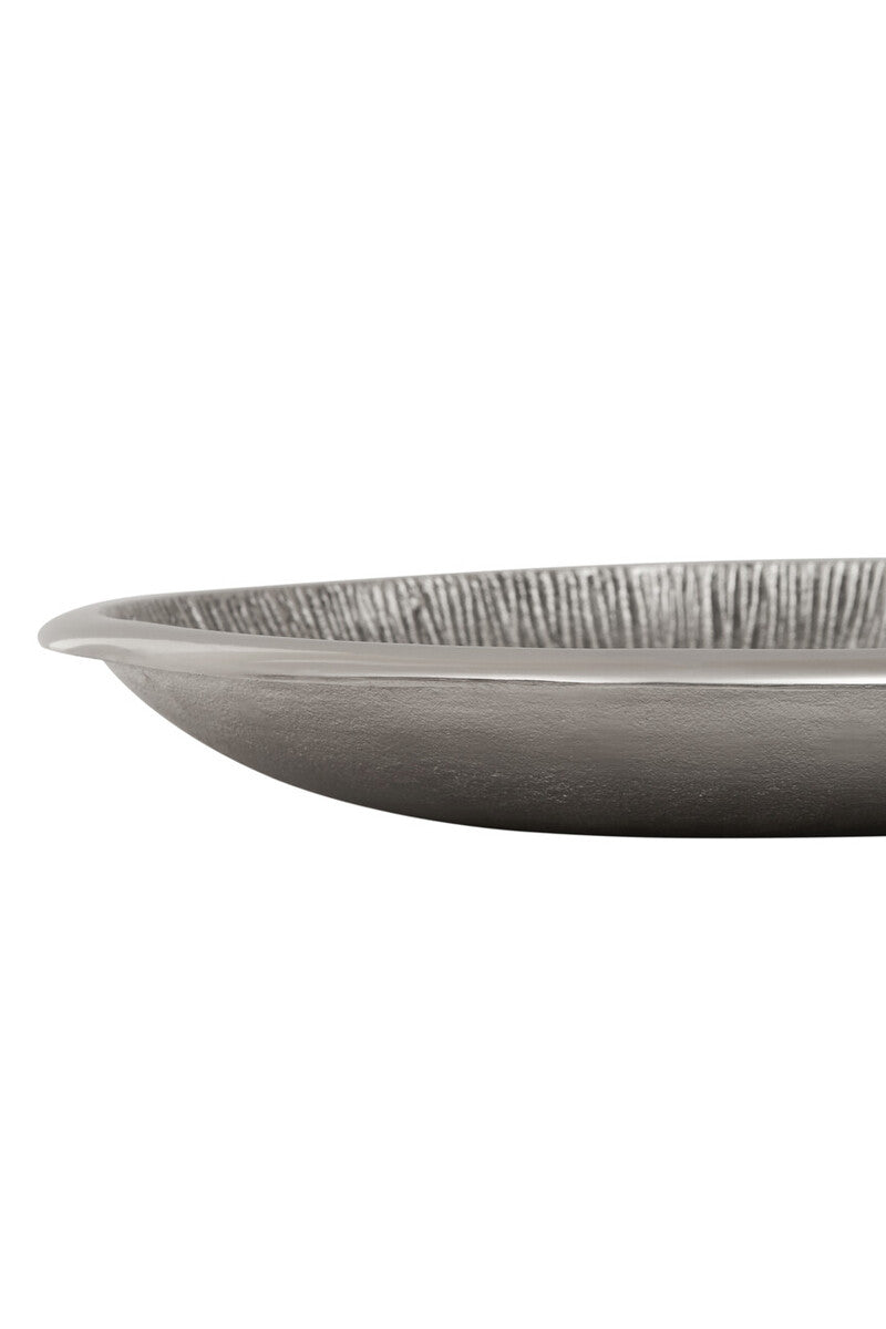 Small Oak Effect Silver Bowl | Silva