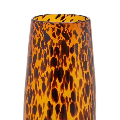Large Tortoise Shell Effect Vase | Celia