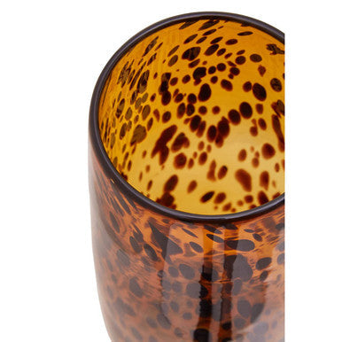 Large Tortoise Shell Effect Vase | Celia