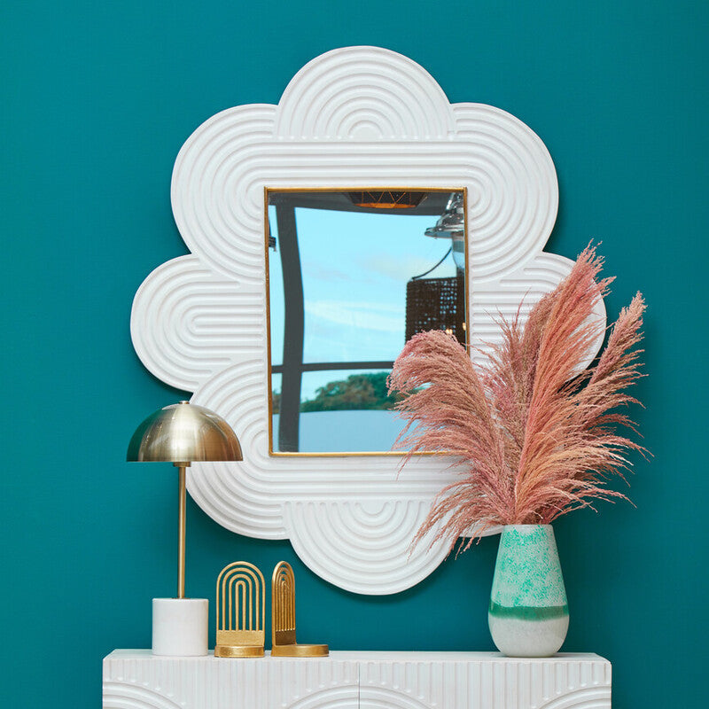 Large Turquoise and White Ombre Vase | Celia
