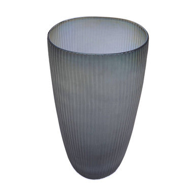 Large Grey Glass Vase | Hessa