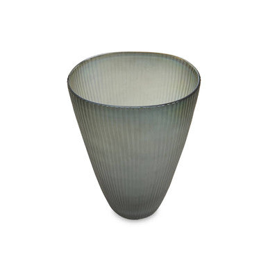Large Grey Glass Vase | Hessa