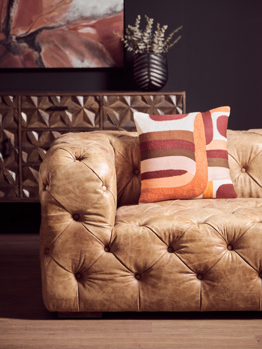 Small Chevron Cut Vase | Hessa
