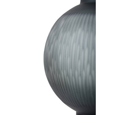 Large Carved Glass Vase | Hessa