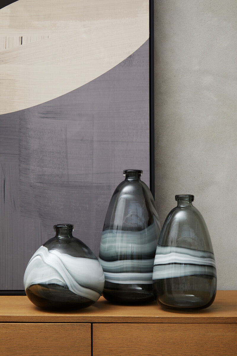 Small Grey Bottle Vase | Halla