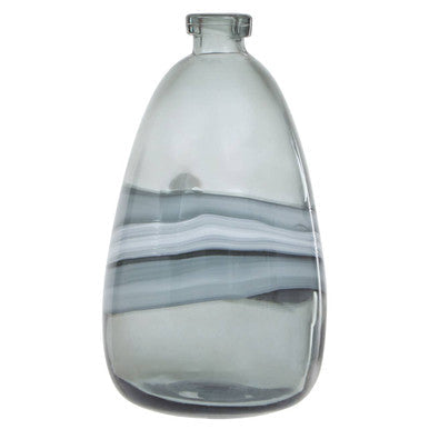 Medium Grey Bottle Vase | Halla