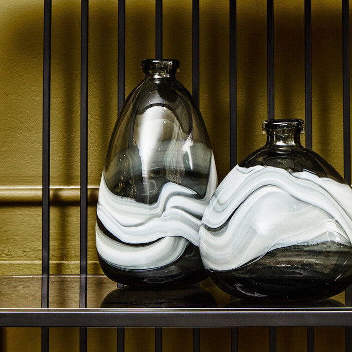 Medium Grey Bottle Vase | Halla