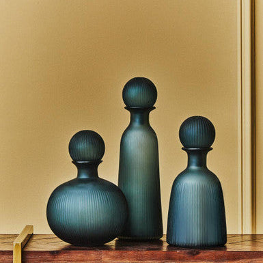 Medium Blue Bottle Vase | Hira