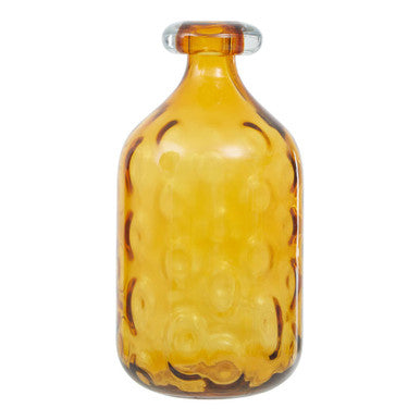 Amber Tall Glass Bottle Vase | Huda