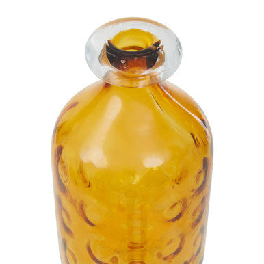 Amber Tall Glass Bottle Vase | Huda