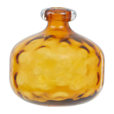 Amber Glass Bottle Vase | Huda
