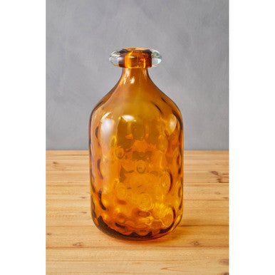 Amber Glass Bottle Vase | Huda