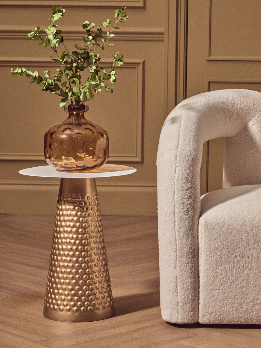 Amber Glass Bottle Vase | Huda
