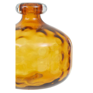 Amber Glass Bottle Vase | Huda