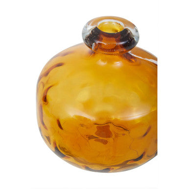 Amber Glass Bottle Vase | Huda