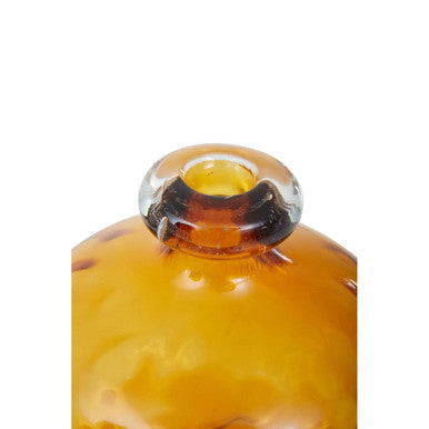 Amber Glass Bottle Vase | Huda