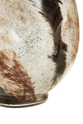 Brushstroke Design Small Glass Vase | Heba