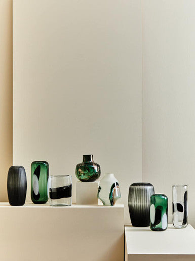 Green and Gold Small Glass Vase | Herbie